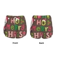 thumbnail image 3 of Disketp Ho Ho Ho Merry Christmas Women's Shorts Workout Shorts for Athletic Gym Running Shorts with Phone Pockets-XX-Large, 3 of 7