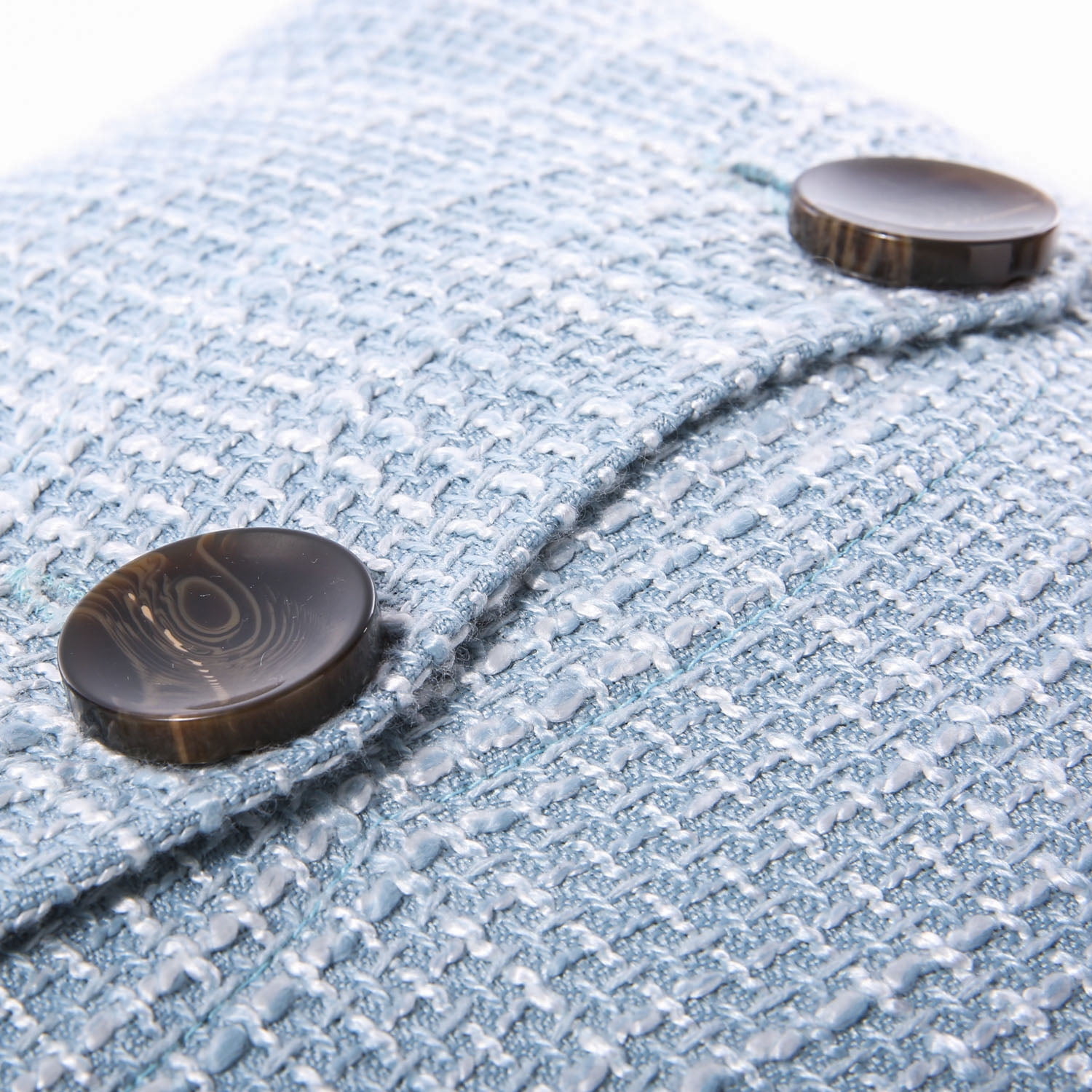 Set of 2 Throw pillow covers 3 Button Blue Color Phantoscope Linen Decorative Throw Pillow 18x18inch Case Cushion sofa bed Covers