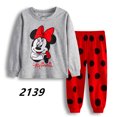 thumbnail image 1 of Spring Autumn Children's Clothing Sets Sleepwear Clothes Kids Mickey Collection Pajamas Set Girls Pijamas Minnie Pyjamas, 1 of 5