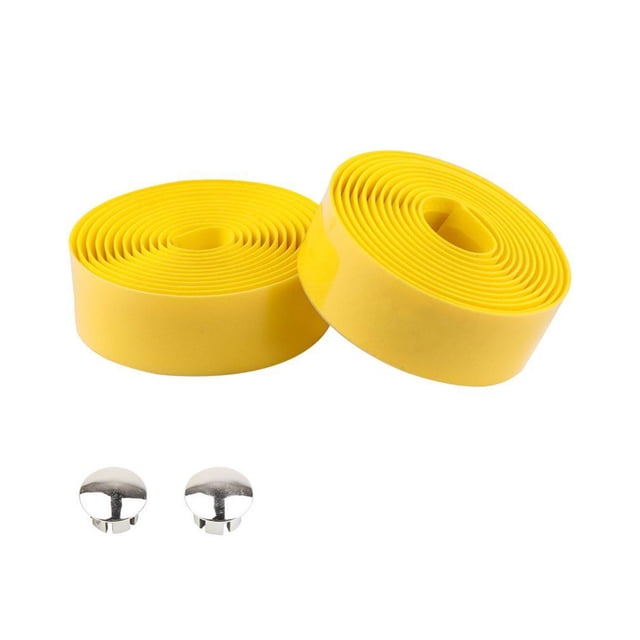 Cinta para manillar de bicicletas Soidarity goma espuma transpirables amarillo