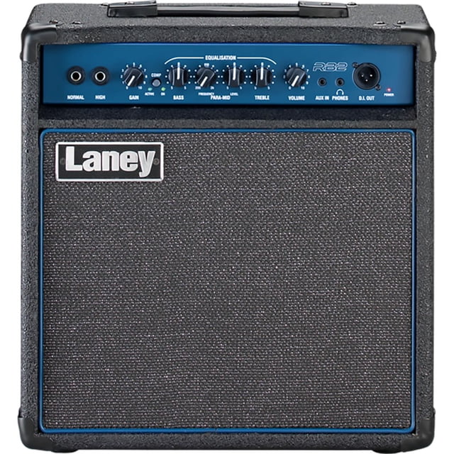 Bafle para Bajo Eléctrico RB2 10" 30W R.M.S. Aux LANEY EQ de 3 bandas, Negro