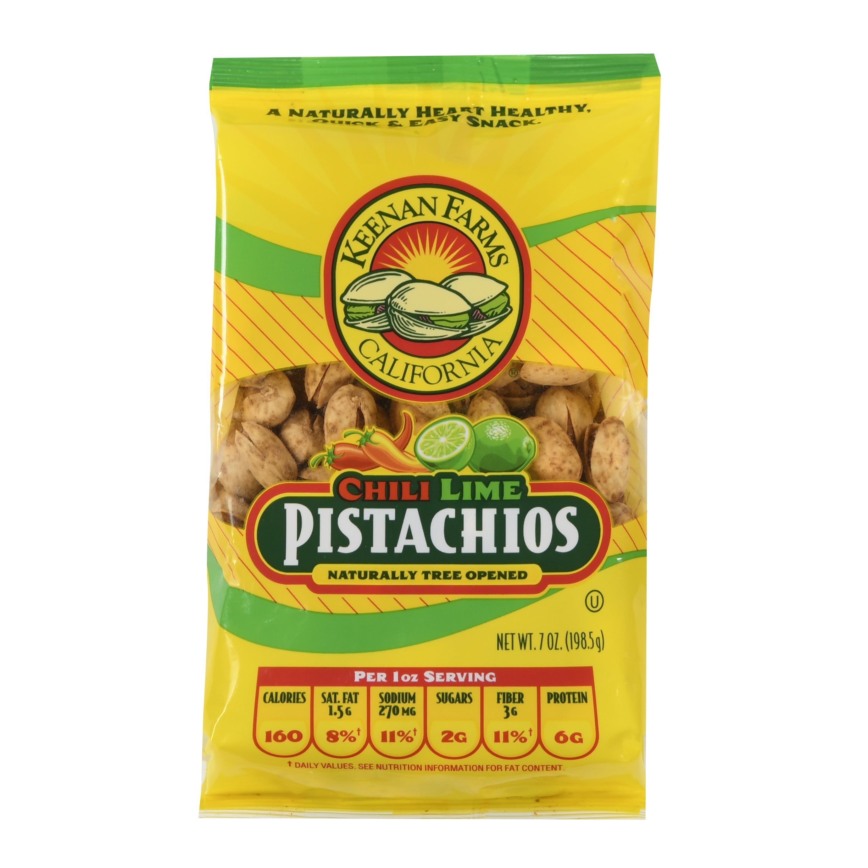 Chili Lime Pistachios, 7 Oz.