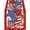F, variant on 4th of July Vintage Linen Table Runner 72"x13", Red White Blue American Flag Stars Stripe for Independence Day Memorial Day Kitchen Dining Home Decor