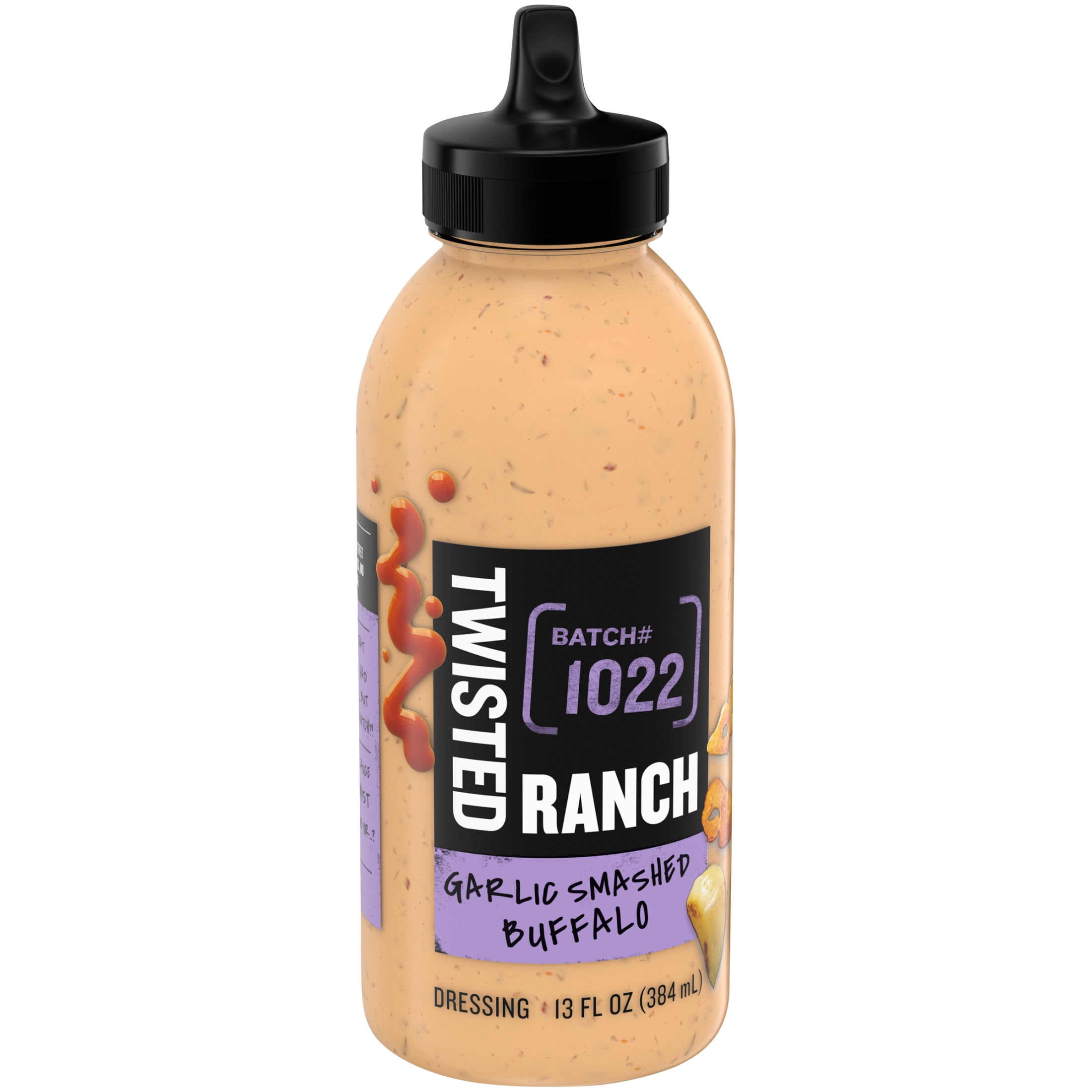 Twisted Ranch Garlic Smashed Buffalo Sauce & Dressing, 13 fl oz Bottle