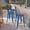Blue, variant on Flash Furniture 4 Pk. 30" High Blue Metal Barstool with Back and Wood Seat