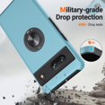 thumbnail image 5 of KOMI for Google Pixel 7 Case, Slim Fit Shockproof Protective Phone Case for Pixel 7, Military-Grade Drop Protection with Ring Kickstand [Magnetic Car Mount Feature] Case for Google Pixel 7 Sierra Blue, 5 of 5
