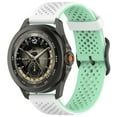 thumbnail image 1 of Two-Tone Breathable Silicone Watch Strap 20mm Stylish Comfortable Durable Easy to Use, 1 of 4