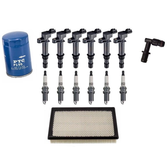 for 2002-2008 Dodge Ram 1500 3.7L (6) 100% New Ignition Coils Filters 15pc