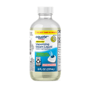 Equate Medicated Vaporizing Steam Liquid for Vaporizer, Sinus & Allergy Relief, 8 fl oz