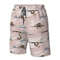 thumbnail image 5 of Naloa Cloud Sloth Men's Beach Shorts, Surfing shorts, Swim trunks, Quick Dry Swim Trunks for Surfing Beach Fun - X-Large, 5 of 9