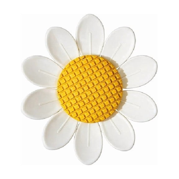 Magnetic Sunflower Chip Clip Bag Sealer, Flower Shape Snack Bag Clamp with Strong Magnet Base, Also Use as Fridge Magnet Note Holder & Cute Kitchen Decor for Pantry Organization