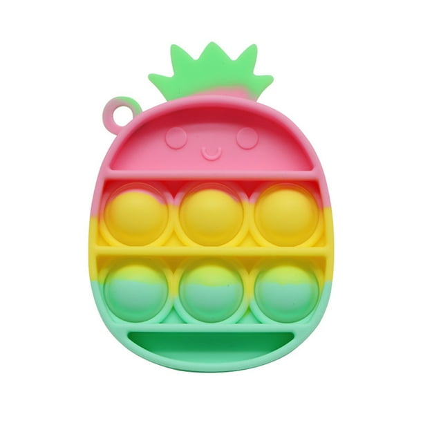 Small Fidget Toy, Pop Bubble Sensory Flipping Board with Keychain - Walmart.com - Walmart.com
