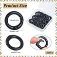 thumbnail image 2 of 30Pcs Zinc Alloy Spring Gate Rings Round Ring Black 20x3.5mm 7 Gauge Inner Diameter: 13mm, 2 of 6