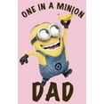 thumbnail image 2 of Girl's Despicable Me Dave One in a Minion Dad  Graphic Tee Light Pink X Small, 2 of 4