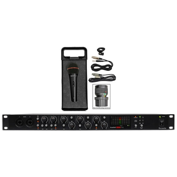 Focusrite Scarlett OctoPre 8-Channel Microphone Mic Preamp w/ADAT Microphone