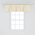 thumbnail image 2 of Ambesonne Vintage Window Valance, Simplistic Romantic Floral, 54" X 18", Beige and White, 2 of 3