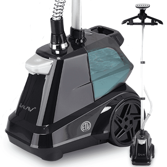 SALAV® X3 Commercial Full-Size Garment Steamer, Navy
