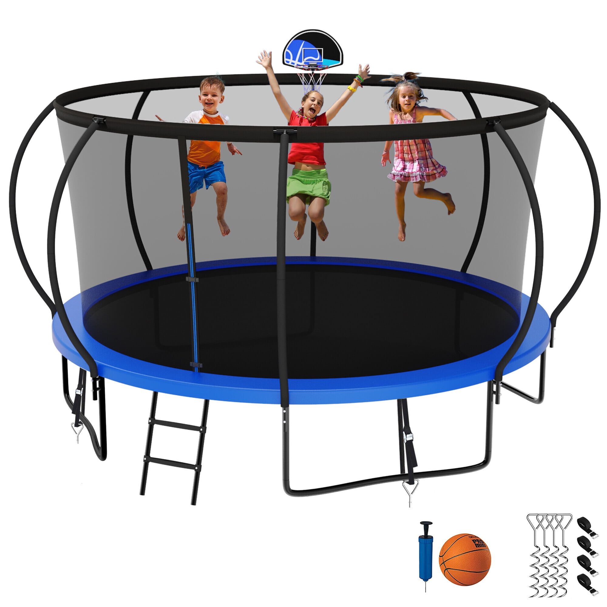 KOFUN Trampoline for Kids and Adults, 1000LBS 12FT Trampoline with