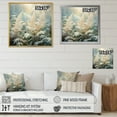 thumbnail image 4 of Designart "Pink Ferns love expression I" Floral Canvas Art Print, 4 of 5