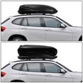 thumbnail image 6 of DNA Motoring PT-ZTL-8093-BK For 2009 to 2015 BMW X1 Pair Aluminum Roof Rail Corss Bar+Top Waterproof Cargo Box Luggage Carrier w/Lock+Keys 10 11 12 13 14 (Black), 6 of 6