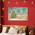 thumbnail image 3 of Stupell Industries - Christmas Village Snowfall Canvas Art, 36 x 24, Made In USA, 3 of 6