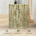 thumbnail image 6 of Chic Rattan Coffee Table | Durable Concrete Accent Side Table | Tan, 14.6" Round Top, 16.9" H | Indoor/Outdoor Patio Furniture, 6 of 7