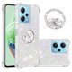thumbnail image 1 of Funda para Xiaomi Redmi Note 12 4G con Brillo Líquido Flotante, Purpurina, Parachoques y Anillo Giratorio Soporte, 1 of 5