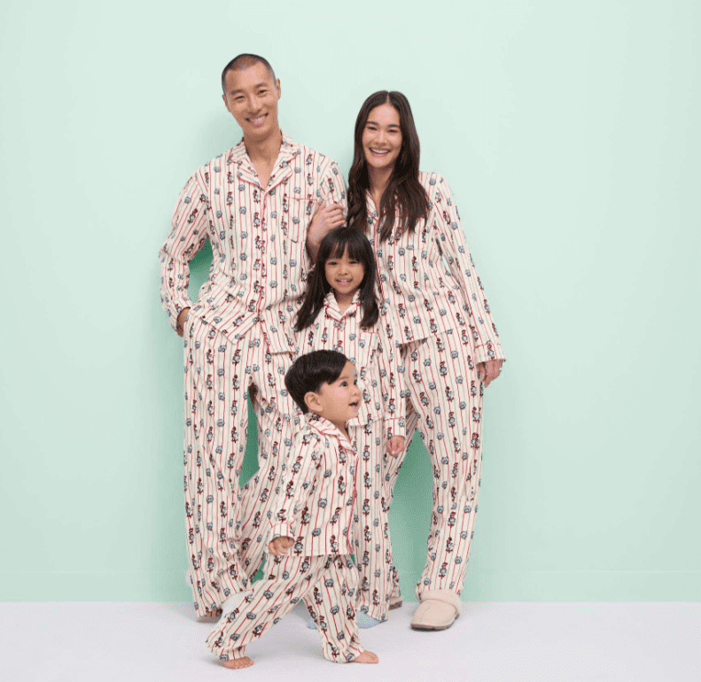 Dr. Seuss Cat in the Hat Matching Family Notch Collar Velour Pajama Sets, 2-Piece, Kids