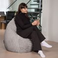 thumbnail image 2 of Beanbag Raya Silver 27"x43", 2 of 4