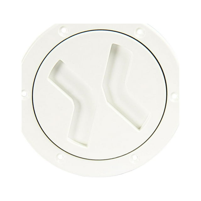 maskred Boat 4 inch Access Port Hatch Cover ABS Secure and Convenient Access White 4 Inch 1Set