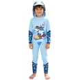 thumbnail image 4 of Gunia Toddler Swimsuit Boy Long Sleeve Rash Guard Swimwear Sun Surfing Swim Kids Little Boys Bathing Suit For Beach Pool 3-12 Years, 4 of 4