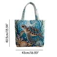 thumbnail image 3 of Into Adventure: Coastal Print Tote for School Season And Summer Holiday Beach Lightweight Shoulder for Everyday Use, 3 of 3