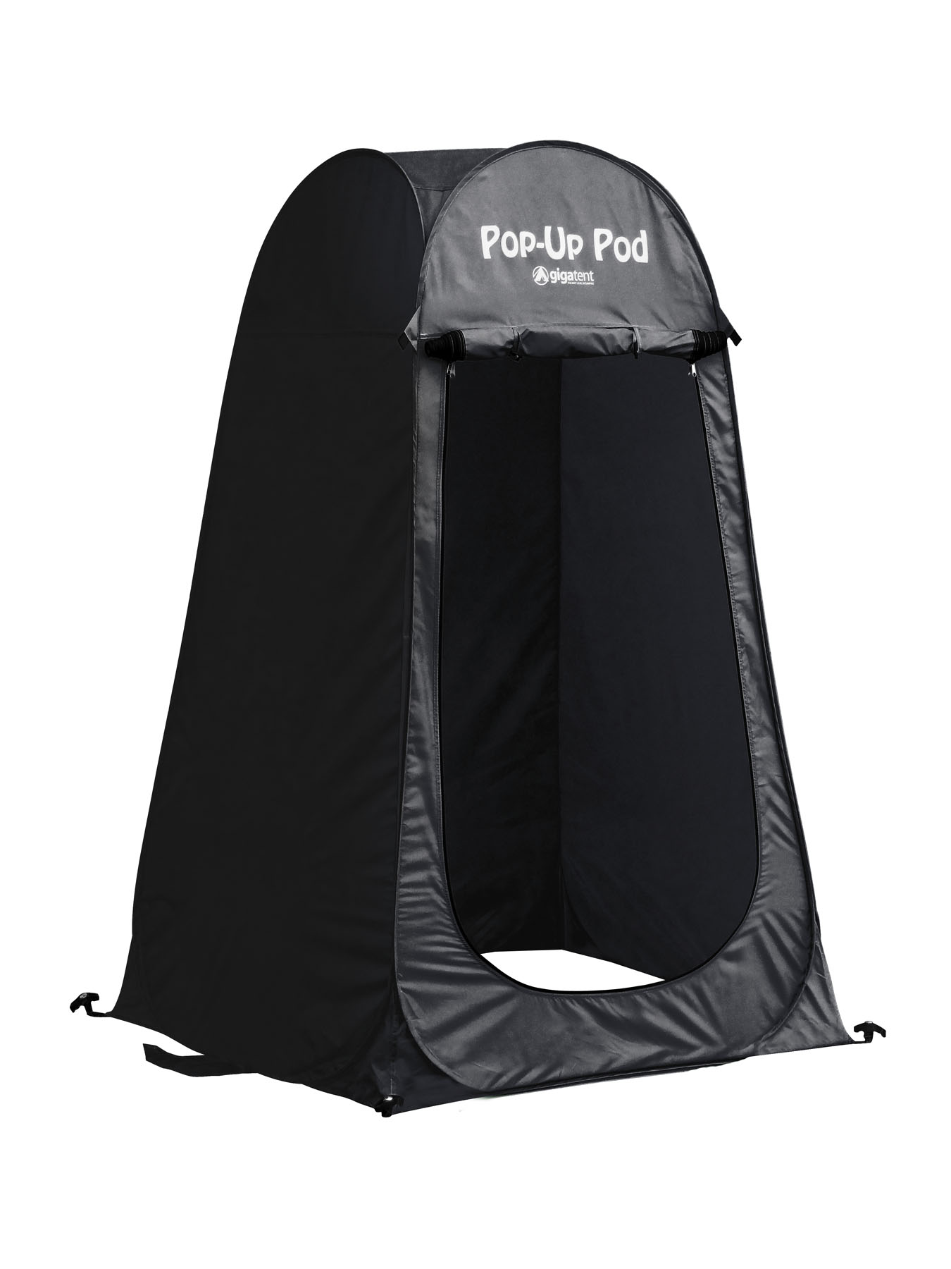 GigaTent 1-Person Pop Up Privacy Tent for Camping Changing Room, Portable Shower Station (Black) - image 5 of 7