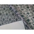 thumbnail image 5 of Silk Brocade fabric silver grey with blue green floral jacquard 44" wide BRO160[2], 5 of 5
