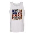 thumbnail image 3 of By His Blood We Are Healed Inspirational/Christian Mens Graphic Tank Top, White, 3X-Large, 3 of 5