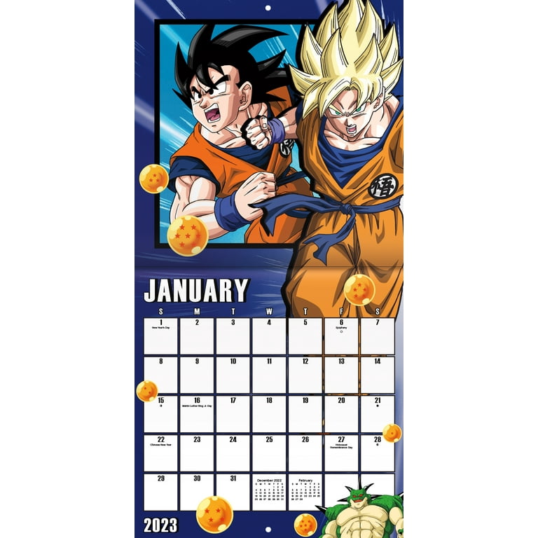 2023 Dragon Ball Z - Square Wall Calendar