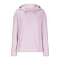 thumbnail image 3 of SHTXOZHI Veste Athlétique Légère pour Femmes Protection Solaire Fermeture Éclair Complète Manches Longues Chandails à Capuchon Randonnée Extérieur, 3 of 7