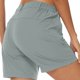 thumbnail image 4 of Karight Women's 6" Hiking Cargo Shorts Quick Dry with Pockets Work Golf Short Lightweight Outdoor Active Summer for Women, 4 of 8