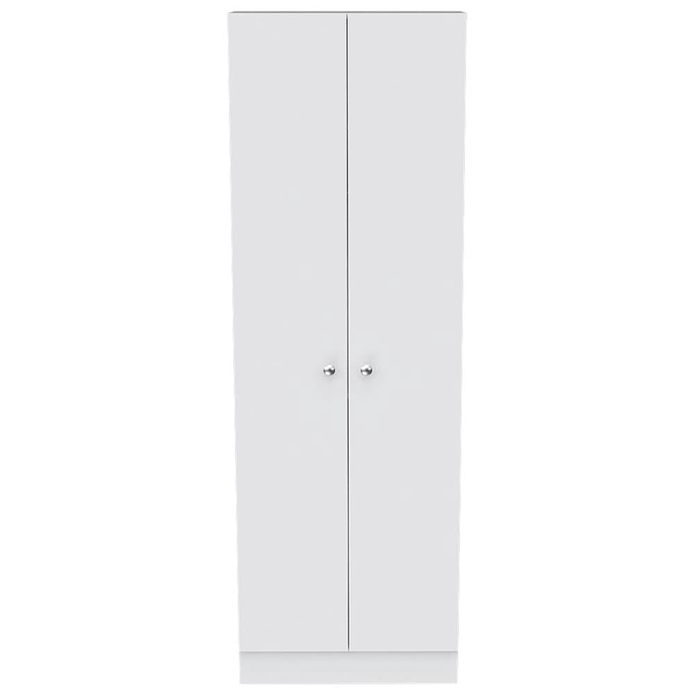 Belmont 2 Piece Kitchen Set, Napoles Utility Sink + Della 60 Pantry, White