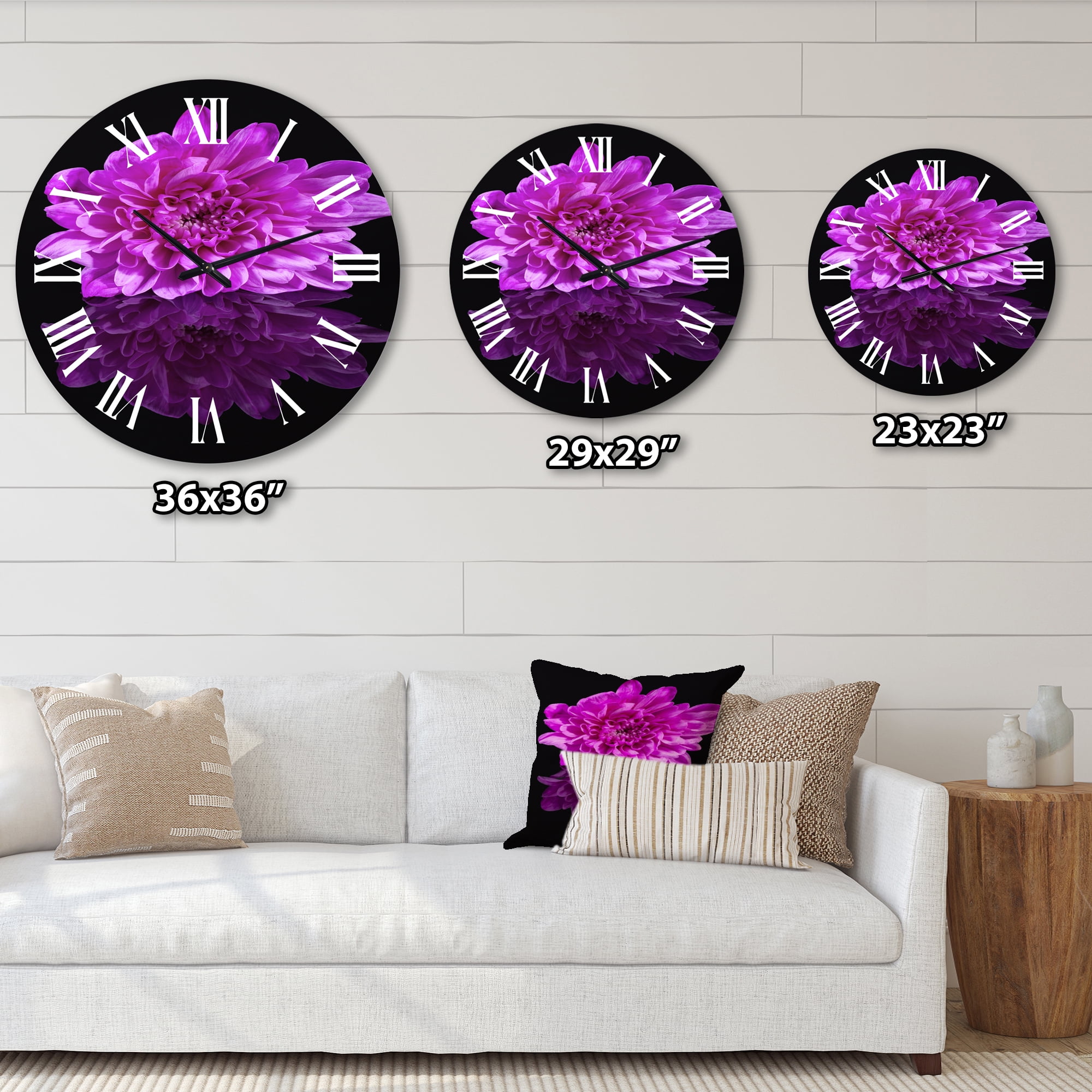 Designart 1 in Traditional Wall Clock
