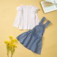 thumbnail image 5 of HIPYLO Kids Matching Outfits Christmas Outfit Toddler Boy 3t Baby Girls' Clothing Sets Size 7/8 Girls Clothes Gifts for 8 Year Old Girl Clothes, White 1-2 Years, 5 of 9