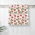 thumbnail image 5 of KLL Strawberries And Leaf Ultra Absorbent & Soft Hand Towels for Bath, Hand, Face, Gym and Spa-27.5x16in, 5 of 7