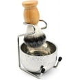 thumbnail image 1 of Shaving Kits for Men Set, Wet Shaving Kit 3 in 1, Includes Shaving Brush, Stainless Steel Shaving Bowl, Safety Stand, Durable and Easy to Clean, 1 of 5