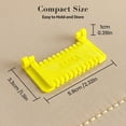 thumbnail image 7 of 3/6pcs Clip-On Sewing Ruler, Hand Edge Stitch Lock and Sewing Gauge for Even Stitches, Quilting Templates with 2mm, 3mm, 4mm Spacing, 7 of 7