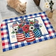 thumbnail image 1 of Cqxid Carpet Under $10 4th Of July Door Mat Patriotic Doormat Entryway Rug Welcome Independence Day Doormat Stain And Fade Patriotic Decor Welcome Outdoor Mat Decorative For Home, 1 of 9