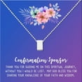 thumbnail image 2 of Anavia Confirmation Sponsor Gift for Women, Gifts for Sponsors, Baptism Gift, Goddaughter Gift, Thank you Religious Sponsor Gifts Card Necklace-[Silver Cube, Blue-Purple Gift Card], 2 of 3
