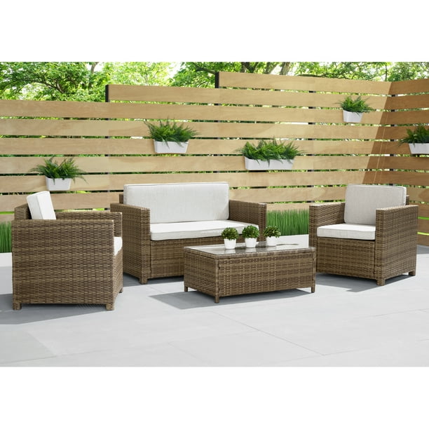 Boulder 4pc Seating Set In Brown By Sego Lily Com Boulder 4pc Seating Set In Brown By, Boulder Outdoor Furniture