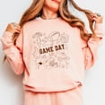 thumbnail image 5 of Football Game Day Collage - Womens Lightweight Garment Dyed Sweatshirt, 5 of 8