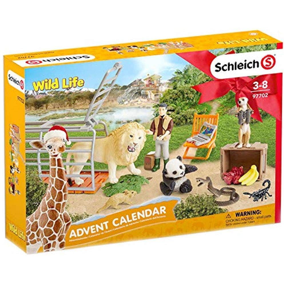 Wildlife Advent Calendar Play Animal by Schleich (97702) Walmart