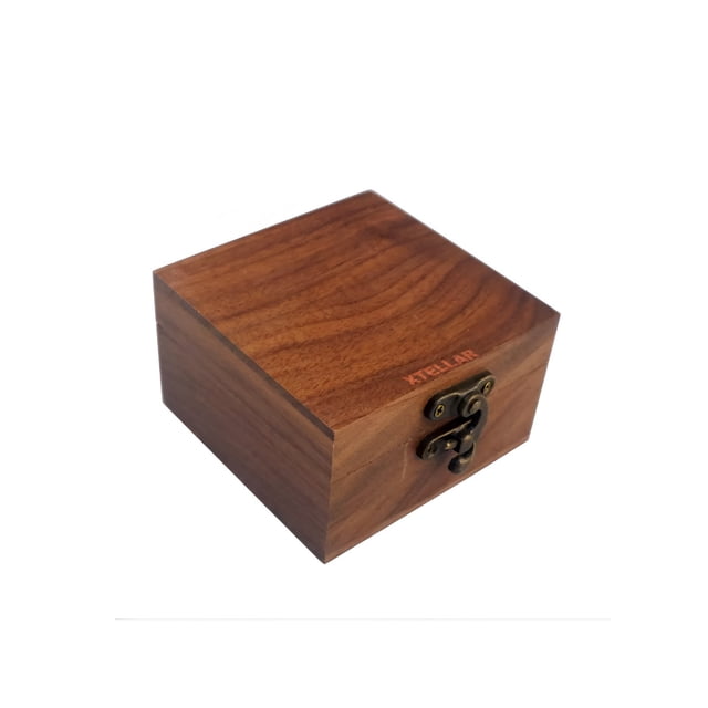 Caja Organizadora Madera Nogal Vintage Para Relojes Collares